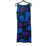 Ralph Lauren Floral Faux Wrap Shift Dress Sz 14 Photo 2