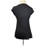 Sugar Tart Square Neck Crochet Sequin Sexy Bridgerton Black Top Size Small Photo 6