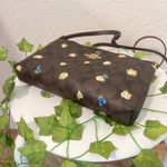 Coach Zip Top Crossbody In Signature Canvas With Vintage Mini Rose Print C7425 Photo 3