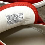 UGG  Chayze Platform Sneaker Leather Slip On Round Toe Rubber Sole Red 10 Photo 5