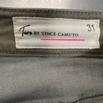 Two by Vince Camuto Washed Olive Green Cuffed Skinny Jeans Photo 7