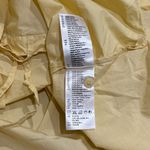 COS  Oversized Sleeveless Wrap Shirt in Butter Yellow Summer Cottagecore Size 6 Photo 11