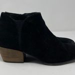 Caslon Black Suede Leather Ankle Boots (Size 8) Photo 3