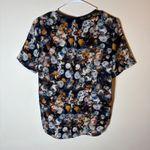 ZARA  Woman Floral Print Short Sleeve Top‎ Blouse Size XS Photo 6