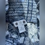 Three Dots  Blue Patterned Wide-Leg Pants Photo 2