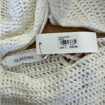 Glassons  - Long Sleeve Crochet Top in White Photo 1
