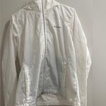 Columbia White  rain jacket Photo 0