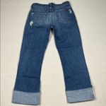 7 For All Mankind Cropped and Cuffed Jeans with Pink Details
Size: 26 Photo 4