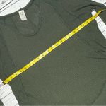 Free People  We the Free Catalina Thermal Knit Top in Dark Military Green Size S Photo 12