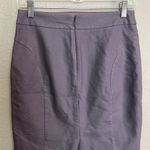JCrew Factory Pencil Skirt Double Serge Cotton Purple Size 2 Photo 6