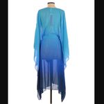 Gottex  Harmony Caftan S NWT Swim Coverup Ocean Blue Vacation Beach Resort Style Photo 5