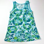 New York And Company  Blue Tropical Vibes Tank Size M Photo 0