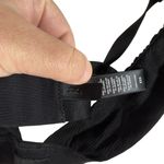 SKIMS Women’s Stretch Cotton Rib Plunge Bralette Black Size XXS Photo 6