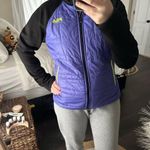 NBD Fila Sport Women’s Medium Purple Black Zip Puffer Jacket Photo 0