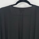 Vince Camuto ‎ Women's Black Smocked Waist Long Sleeve V-Neck Wrap Dress Size 3X Photo 7