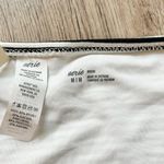 Aerie  Women's Printed Swim Bikini Bottom in True Black White Stripe Size M NWT Photo 2