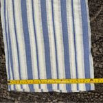 Anthropologie ETT:TWA  Size 0 P Blue White Coastal Striped Cotton Wide Leg Pants Photo 9