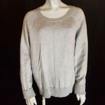 Max & Mia  Gray Crew Neck Front Seam Sweater (M) Photo 3