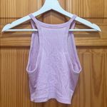 American Eagle  Size Large Light Purple/Pink Crop Tank Top Photo 4