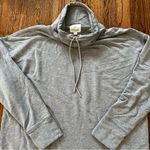 Offline by Aerie Gray Hoodie with Cowl Neck and Drawstring Large Photo 1
