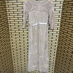 JS Collections  Pale Pink /Blush Beaded Maxi Dress Size‎ 8 Photo 5