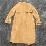 OOKIE & LALA Suede Trench Coat, Size L​​​​​​​​​​ Brown Size L Photo 2