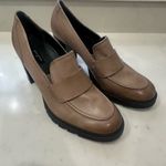 Paul Green  Nina Loafer Pump Size 10 Antelope Star Leather Platform Shoe Photo 1