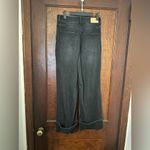 Dear John  Audrey Wide Leg Cuffed Jeans Black Size 26 Photo 2
