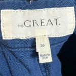 THE GREAT. Slouch Armies Pants Women’s Size 26 Blue Society Relaxed Cotton Loose Photo 9
