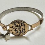 Walk by faith inspirational bangle bracelet Photo 2