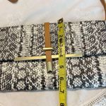 Jaclyn Smith  Faux Snake Reptile Print Clutch Or Crossbody Purse Removable Strap Photo 3