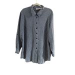 Napa Valley 1X Vintage Button Up Women's Shirt Blue Size XL Photo 1