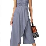 TEIJA Wrap Overlay Ruched Bodice Jumpsuit 2 Photo 0