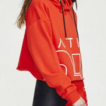 P.E‎ Nation Restart Hoodie Small Gym Athletic Relaxed Casual Athleisure Running Red Photo 0
