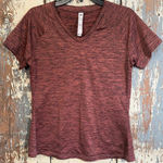 Adidas Women’s V-Neck  athletic shirt heathered size Large Photo 0