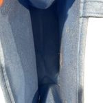 Felt Santa Christmas Tree Appliqué Double Handle Small Tote Resuable Gift Bag Blue Photo 6