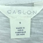 Caslon White Stitch Neck Tank - Size Small Photo 6