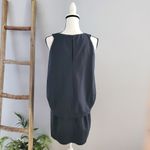 Red Valentino Black Sleeveless Overlay Dress Size 8 Photo 2