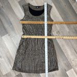 Rock & Republic Metallic Crinkle Shift Party Dress Silver Small Photo 11