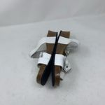 Autenti 41 White Leather Floral Accent Cork Footbed Sandal 12074 Size 9.5 Photo 7