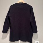 Yumi Kim Black Cardigan Sweater Embroidered Peacock Sz Small Photo 2