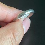 Silver stainless steel ring size 10 Photo 7