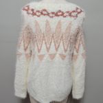 LC Lauren Conrad  fuzzy fair isle sweater size medium Photo 5