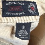 American Eagle Mini Corduroy Skirt Womens 4 Tan Cotton Preppy Y2K Schoolgirl VTG Photo 6