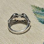 Lagos 925 Sterling Silver Diamond Buckle Derby Ring Size 6 Photo 6