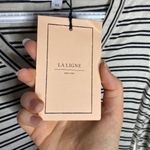 La ligne Charley striped silk blend Henley size XS Black Photo 13