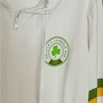 None America’s Shamrock Run White Hoodie with Green and Yellow Stripes Size XL Photo 1