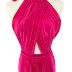 L'IDEE Renaissance Split Gown Maxi Dress Punch Pink NWT Size 2 Photo 7