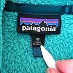 Patagonia Fleece polartec Pullover Turquoise Size XS Photo 4