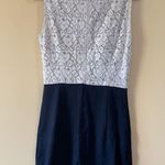 DKNYC Cream & Black V-Neck Sleeveless Dress Size 0 Photo 3